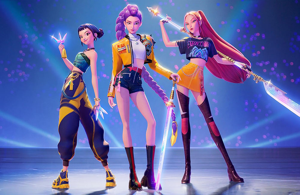 Промо-кадр мультфильма «Кей-поп-охотницы на демонов» (2025)