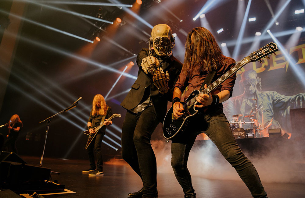 Маскот Megadeth Вик Рэттлхед на концерте/ Фото: соцсети группы