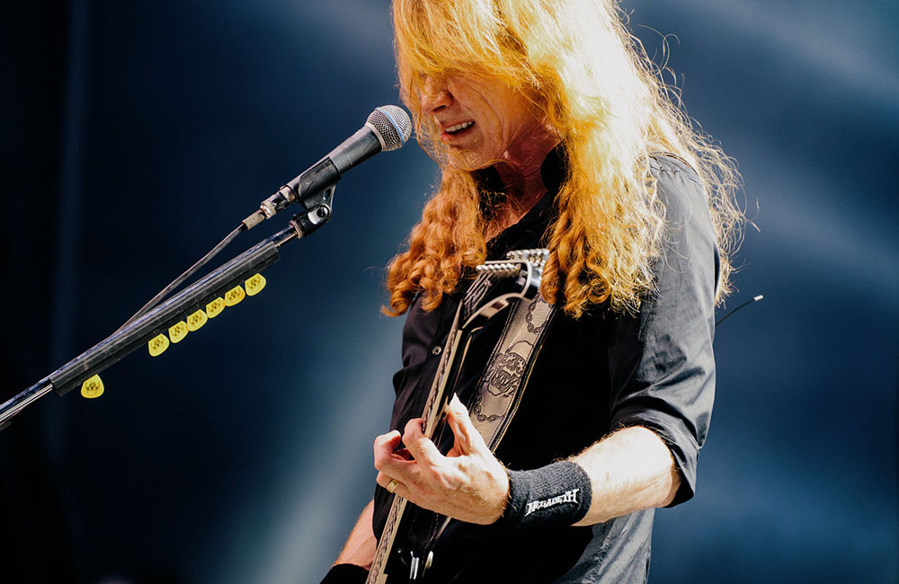 Дэйв Мастейн на концерте Megadeth/ Фото: соцсети группы