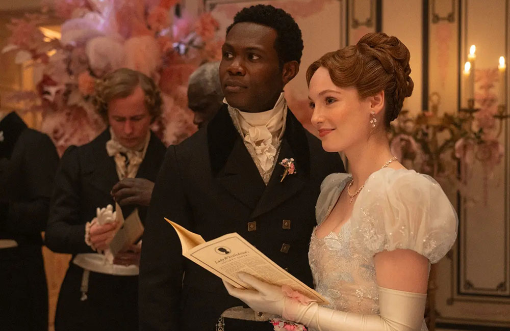 Кадр из 4 сезона сериала «Бриджертоны» (2026)/ Netflix