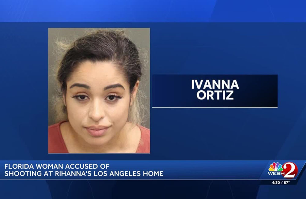Иванна Ортис, скриншот выпуска новостей WESH 2 News ("Woman with Orlando ties accused of shooting at Rihanna's Los Angeles home")/ YouTube