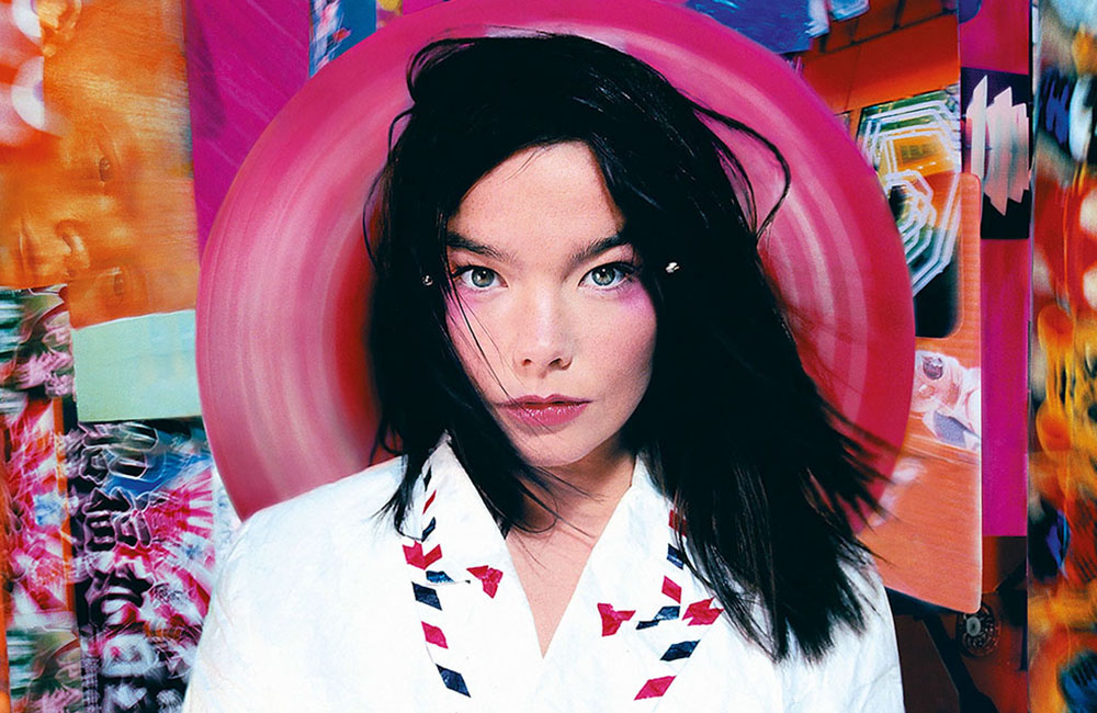 Бьорк на обложке альбома «Post» (1995)