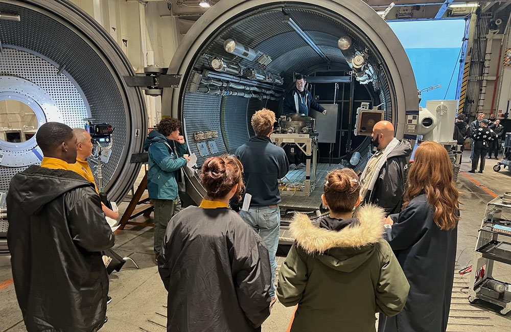 Кадр со съемок фильма «Проект "Конец света"» (2026)/ Фото: Amazon MGM Studios